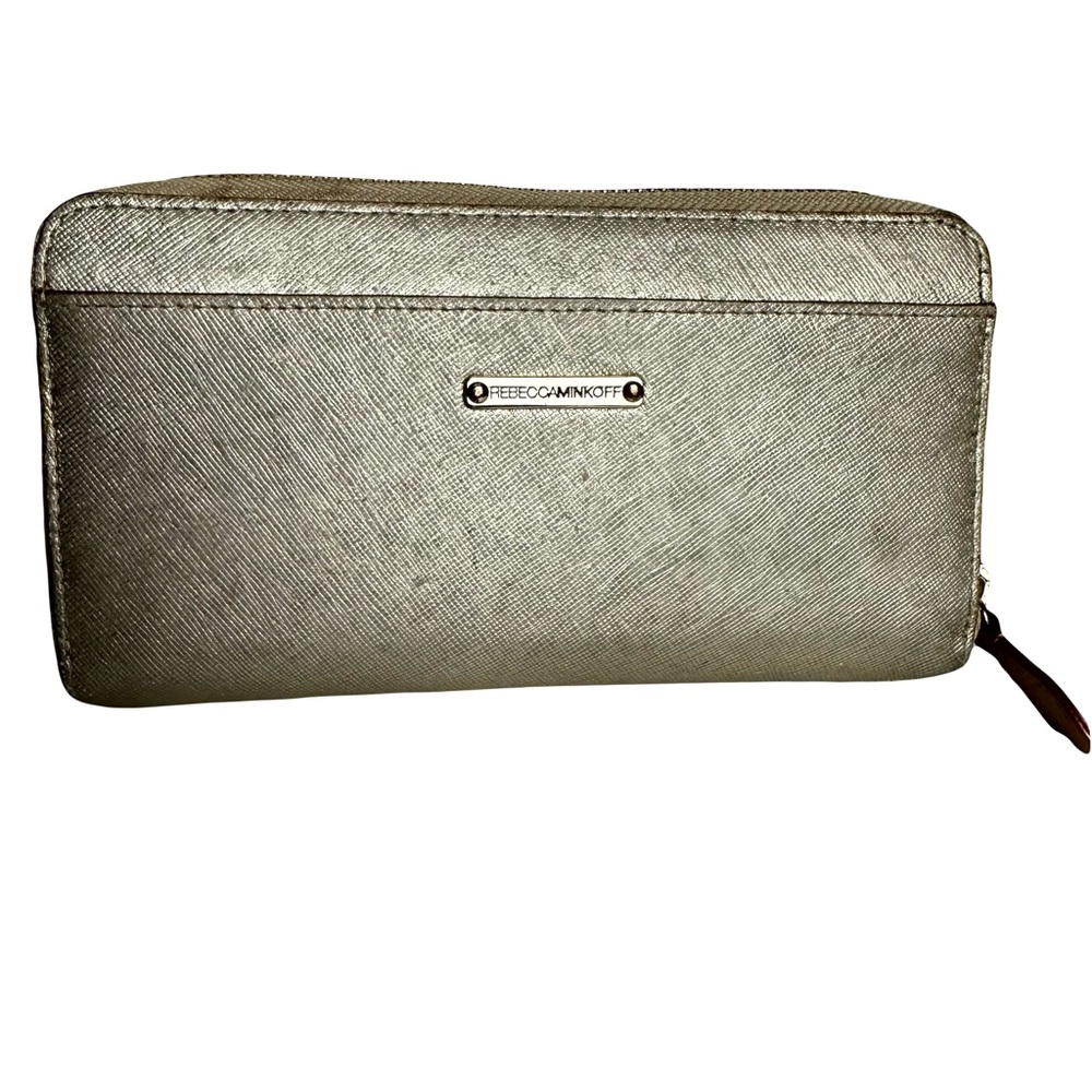 Rebecca Minkoff Metallic Silver Clutch